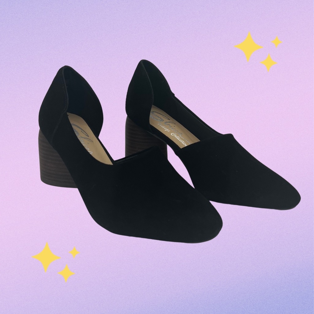 Sbicca Volin Chucky Heel Slip On D'Orsay Heels
